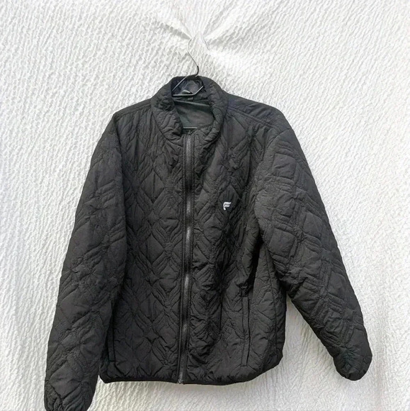 Fabletics Mens The Switch Loft Black Quilted Jacket Full-Zip-Up Size XL NWOT - Picture 4 of 7